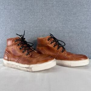 Bed Stu Woman's sz 11 Honor Hi Top Distressed Sneakers Leather Lace Up Bootie